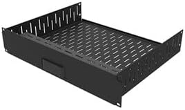 Penn Elcom Custom Media Rack Shelves Compatible with Apple TV Gen 4 (2U, 1 x Apple TV Gen 4)