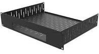 Penn Elcom Custom Media Rack Shelves Compatible with (2U, PlayStation4 Pro (Pro Model Only))