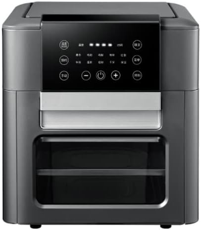 Air Fryer Toaster Oven Combo 13 Quarts 10-in-1 Countertop Convection Oven Rotisserie Dehydrator Double Layer Air Fryer Oven with Digital LED Screen 10 Cooking Presets 5 Accessories