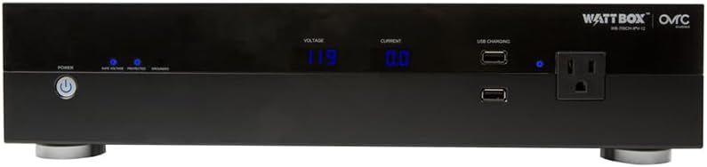 WattBox® 700 Series Power Conditioner with 12 Individually IP Controlled Outlets (WB-700CH-IPV-12)