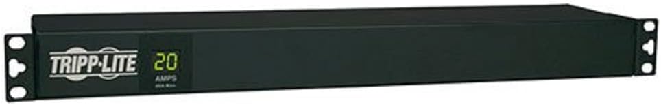 Tripp Lite Metered PDU, 20A, 12 Outlets (5-15/20R), 120V, L5-20P/5-20P Input, 6 ft. Cord, 1U Rack-Mount Power (PDUMH20-6)