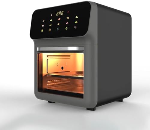 Smart 11-in-1 Air Fryer Toaster Oven Combo, Digital Convection Air Fryer with Grill, Bake, Roast, Reheat, Broil, Dehydrate, Easy Clean Countertop Appliance (White)
