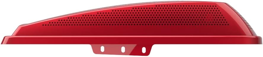 Advanblack Harley Wicked Red Saddlebag Dual 6x9 Speaker lids, Audio Covers Fit for H-D Touring, Road Glide, Street Glide Special, Road King, 2014 2015 2016 2017 2018 2019 2020 2021 2022 2023