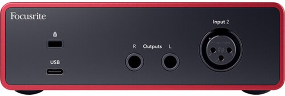 Focusrite Scarlett Solo Studio USB-C Audio Interface with Microphone and Headphones (4th Generation) Bundle with Clamp On Headphone Holder, Tripod Mic Stand + Boom, Kellopy Pop Filter & XLR Cable