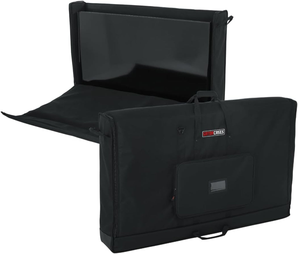 Gator Cases Padded Nylon Carry Tote Bag for Transporting LCD Screens, Monitors and TVs, Fits 50' Screens (G-LCD-TOTE50)