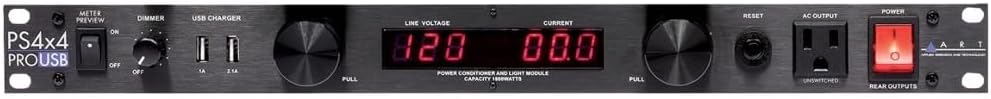ART PS4x4PROUSB Dual Metered Power Distribution System