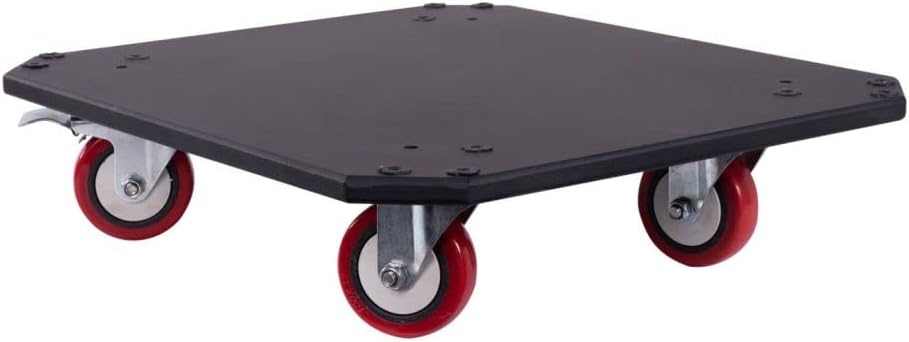 Sound Town Enhanced 1/2' (12mm) Plywood 12U PA DJ Rack/Road ATA Case with 11U Slant Mixer Top, 20'' Rackable Depth and Casters, 12 Space Size, Pro Tour Grade (STMR-S12UW)