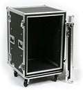 16 Space (16U) ATA Rack Amp Road Shock Mount Case (20' Deep) w/ Casters