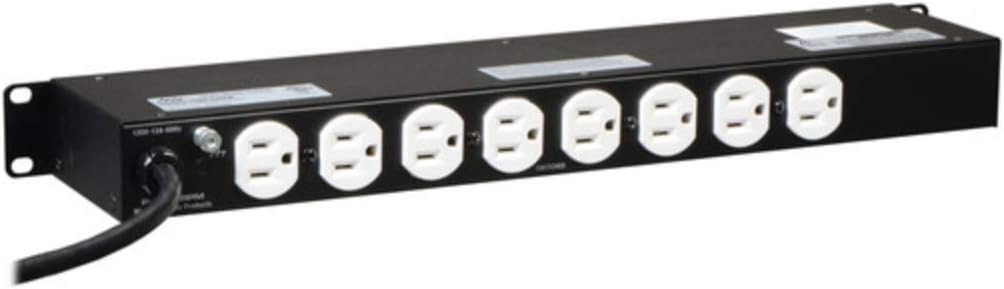 Middle Atlantic PWR-9-RPM Essex Rackmount Power Distribution w/Surge Protection and Meter (9 Outlets)