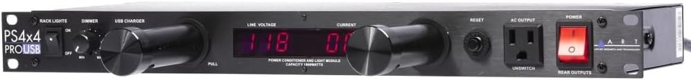 ART PS4x4PROUSB Dual Metered Power Distribution System