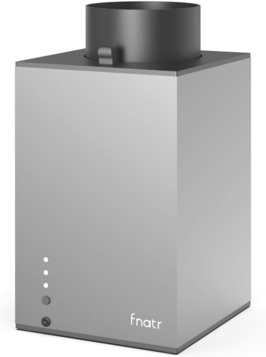 Ventilation System for Bambu Lab A1 & A1 Mini Enclosure, Works with Bambu Lab P2S/P1S/H2D, Fume & Odor Extractor for 3D Printers, 5-Stage Filtration, Activated Carbon + HEPA Filter, 3 Speeds, V1
