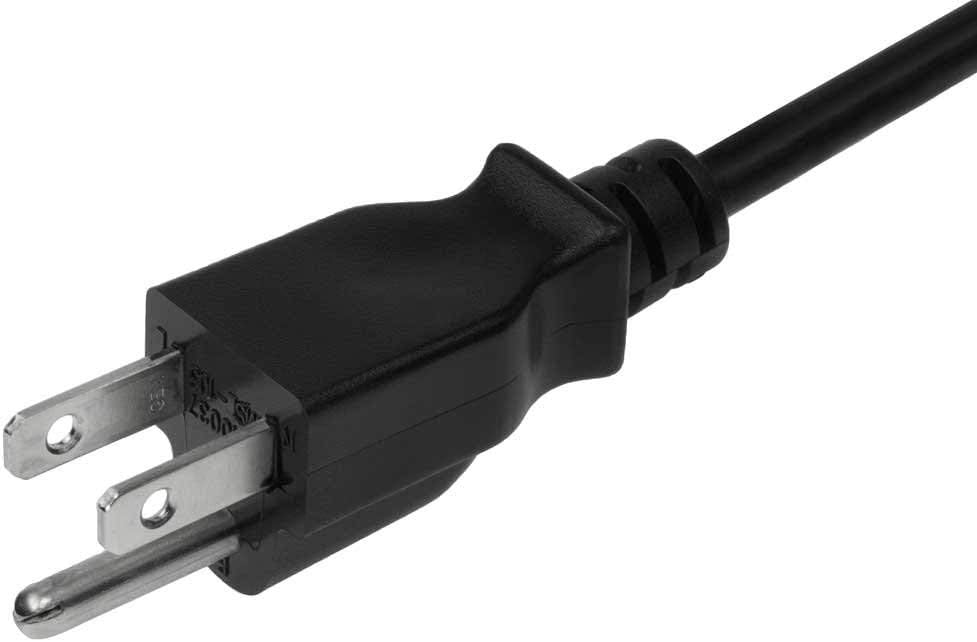15 Feet (4.5 Meters) 14AWG Heavy Duty 3 Prong Monitor (Universal Power Cord) Computer Power Cord 15ft (4.5M) 3 conductor (IEC320 C13 to NEMA 5-15P) 15 Amp AC Power Cable CNE591766 (4 Pack)