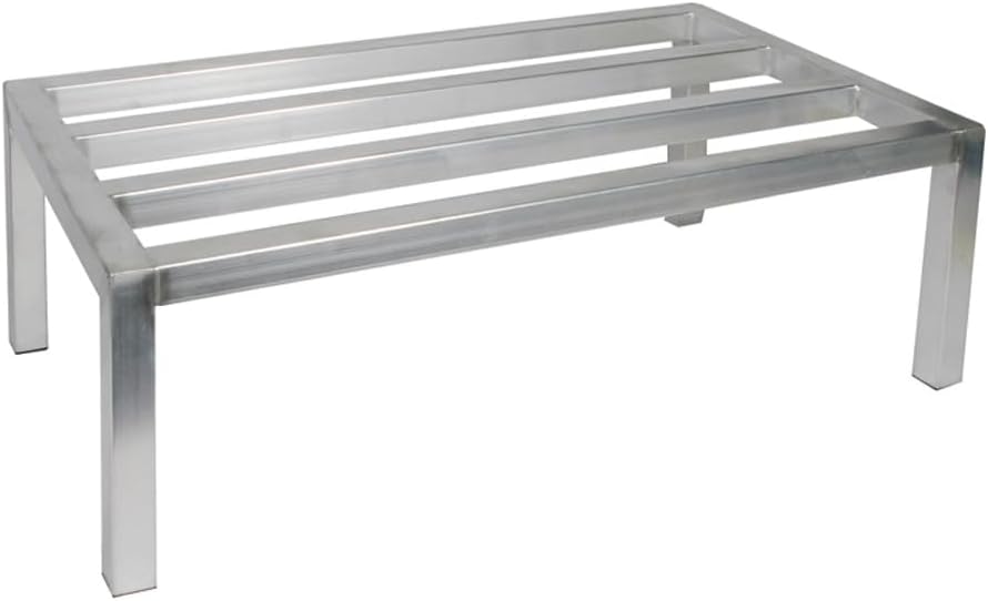 Winco 20-Inch by 48-Inch Dunnage Rack, 12-Inch High, 1, 500-Pound Capacity