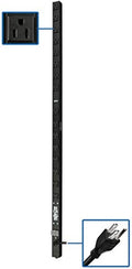 Tripp Lite PDU Basic 120V 1.44kW 16 NEMA 5-15R 5-15P 15ft Cord 48in 0URM (PDUV15-48)