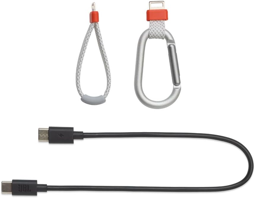 JBL FLIP 7 Waterproof Portable Speaker Bundle with gSport Carbon Fiber Case (White)