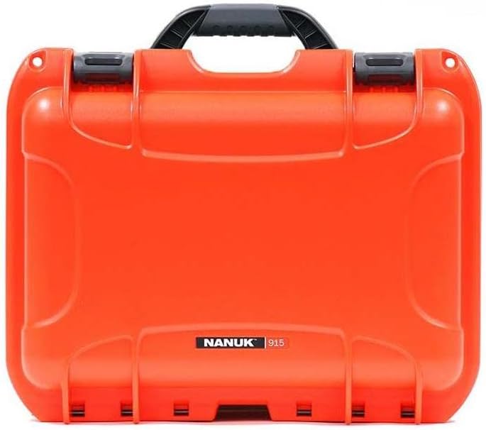NANUK 915 Waterproof Hard Case with Foam Insert - Orange