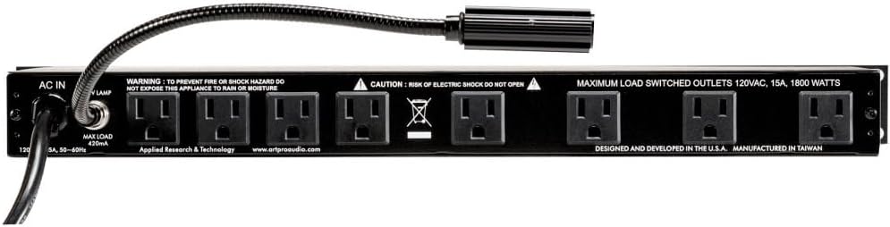 ART PS4x4PROUSB Dual Metered Power Distribution System