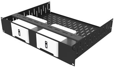 Penn Elcom Custom Media Rack Shelves (2U, 2 x Sonos Connect (ZP90 Unit))