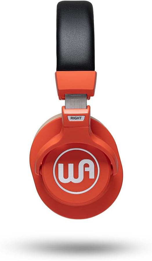 Warm Audio WA-HRT Headroom, Closed Studio Headphones (45 mm Neodymium Driver, Interchangeable Ear Pads, for Monitoring & Recording), Orange