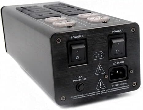 AC8.8 3000W Power Conditioner & Purifier, Advanced EMI/RFI Noise Filter, AC Power Filter with Voltage Display, Surge Protector with 10 Outlets for Audiophile and Home Theater Systems