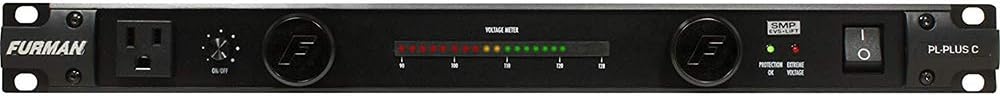 Furman PL-PLUS C Power Conditioner with (2) Extension Cable Bundle