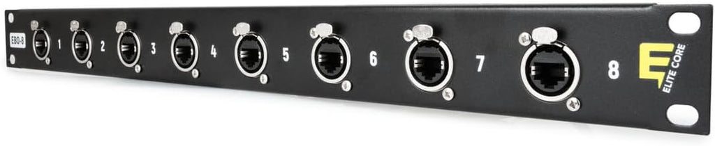 Elite Core EC-EBO8 8-Channel EtherCon Breakout Panel