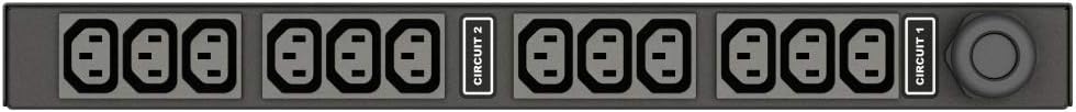 Vertiv Geist Basic Horizontal PDU with 12 IEC C13 Outlets, 30A, 208V, 4.9kW (VP9571A)