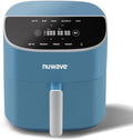 Nuwave 8QT Brio Air Fryer Plus Cozy Blue, Digital LED Touch Screen with Cool White Display, 50°F~400°F in Precise 5°, 3 Wattage Alternatives, 5 Cook Functions, 50 Memory, PFAS Free, New & Improved
