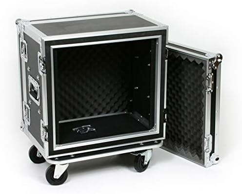 10 Space (10U) ATA Rack Effects Road Shock Mount Case (12' Deep)