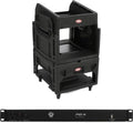 SKB 1SKB19-R1208 12U Top / 8U Bottom Gig Rig Mixer Rack Case and Power Conditioner