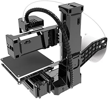 Mini 3D Printer, Desktop Mini 3D Printer for Kids and Beginners: High Printing Accuracy, Uniform Heating, Print Volume 100x100x100mm, Entry Level (US Plug)