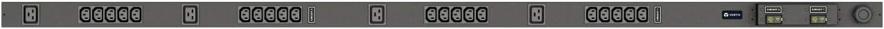 Vertiv Geist Basic Vertical PDU with 20 IEC C13 & 4 IEC C19 Outlets, 30A, 208V, 4.9kW (VP7541)