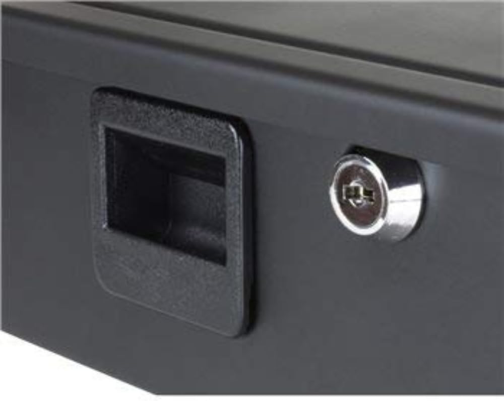 Penn Elcom 3233LK 3 Space (3U) Steel Rack Drawer with Slam Latch & Keyed Lock, 15.25 Inch Deep