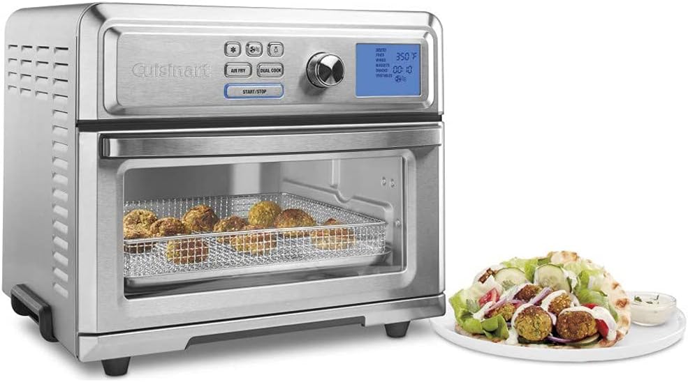 Cuisinart TOA-65 Digital AirFryer Toaster Oven with Intuitive Programming Options Bundle with 1 YR CPS Enhanced Protection Pack