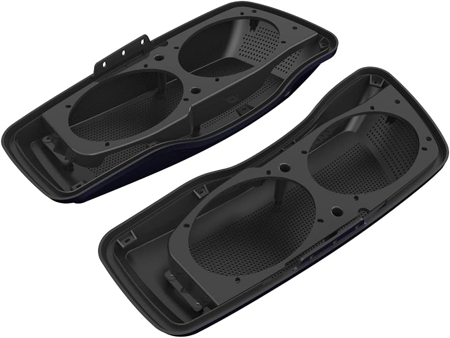 Advanblack Saddlebag Dual 6x9 Speaker lids, Audio Covers Fit for H-D Touring, Road Glide, Street Glide Special, Road King, 2014 2015 2016 2017 2018 2019 2020 2021 2022 2023