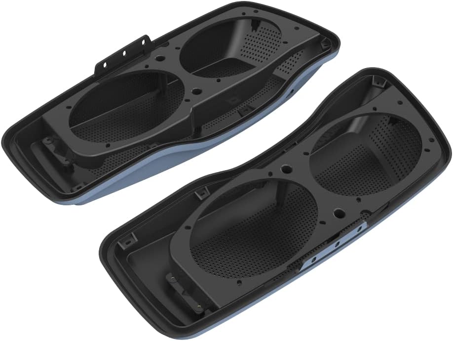 Advanblack Saddlebag Dual 6x9 Speaker lids, Audio Covers Fit for H-D Touring, Road Glide, Street Glide Special, Road King, 2014 2015 2016 2017 2018 2019 2020 2021 2022 2023