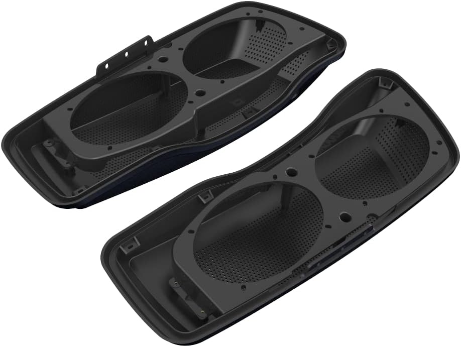 Advanblack Saddlebag Dual 6x9 Speaker lids, Audio Covers Fit for H-D Touring, Road Glide, Street Glide Special, Road King, 2014 2015 2016 2017 2018 2019 2020 2021 2022 2023