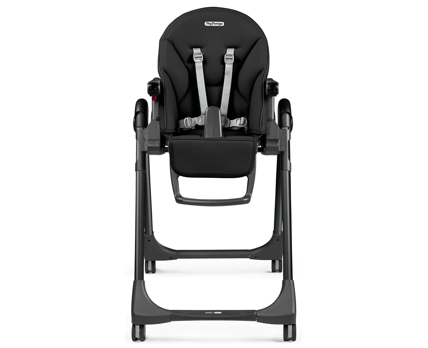 Peg Perego Prima Pappa Zero 3 - High Chair - for Children Newborn to 3 Years of Age - Made in Italy - True Black (Black)