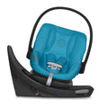 Cybex Aton G Swivel Infant Car Seat with 180-Degree Rotate, Linear Side-Impact Protection, 11-Position Headrest, SensorSafe & Safelock Base, Beach Blue