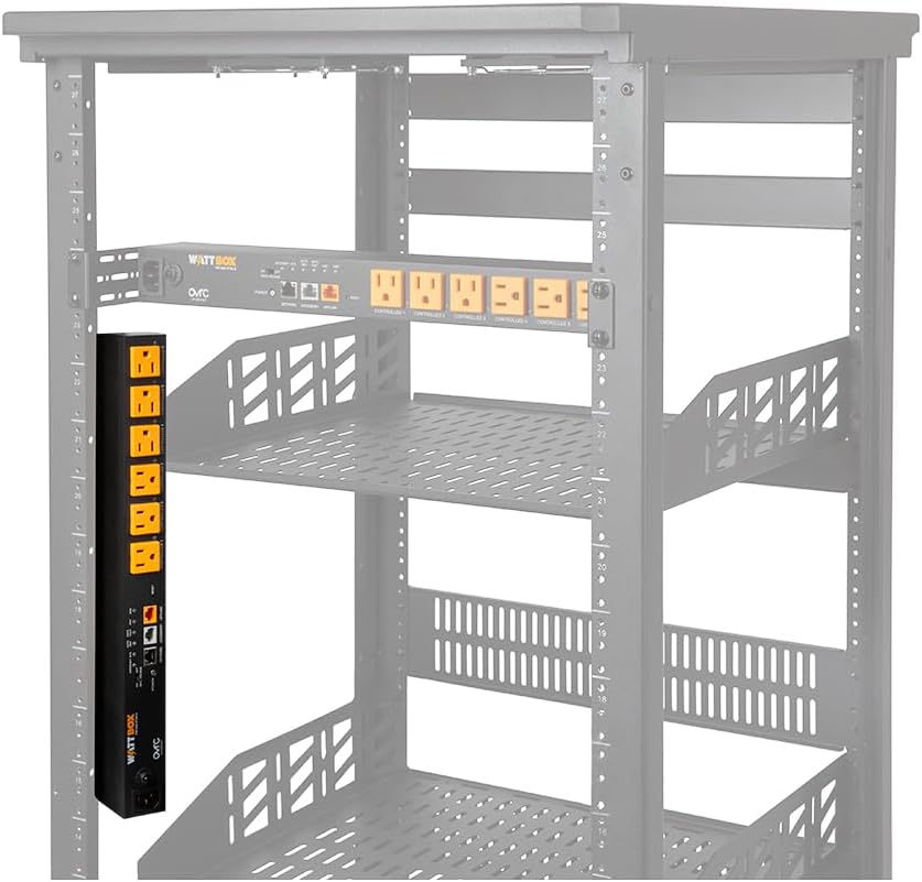800 Series Power Conditioner with 6 Metered & Individually IP Controlled Outlets (WB-800-IPVM-6)