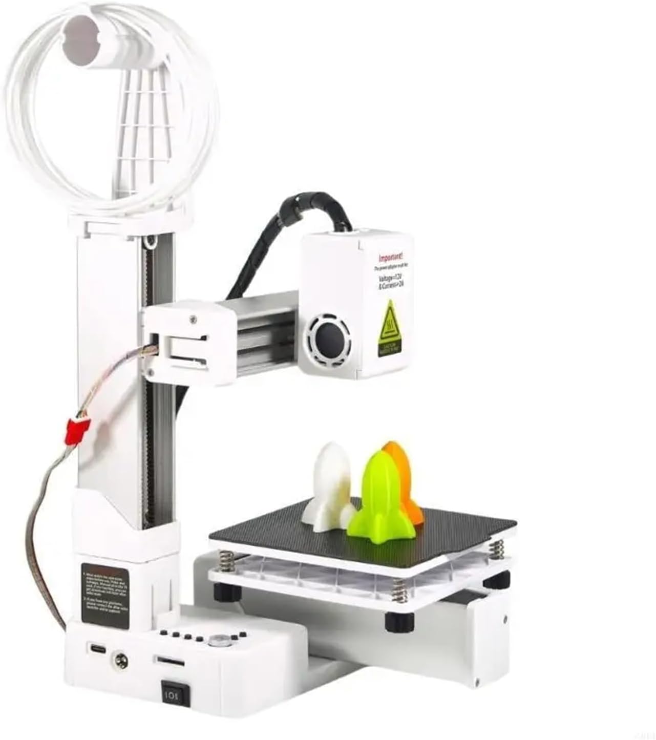 G8DF K10 3D Printer User Friendly for DIY Enthusiasts and Educational Purposes(White)