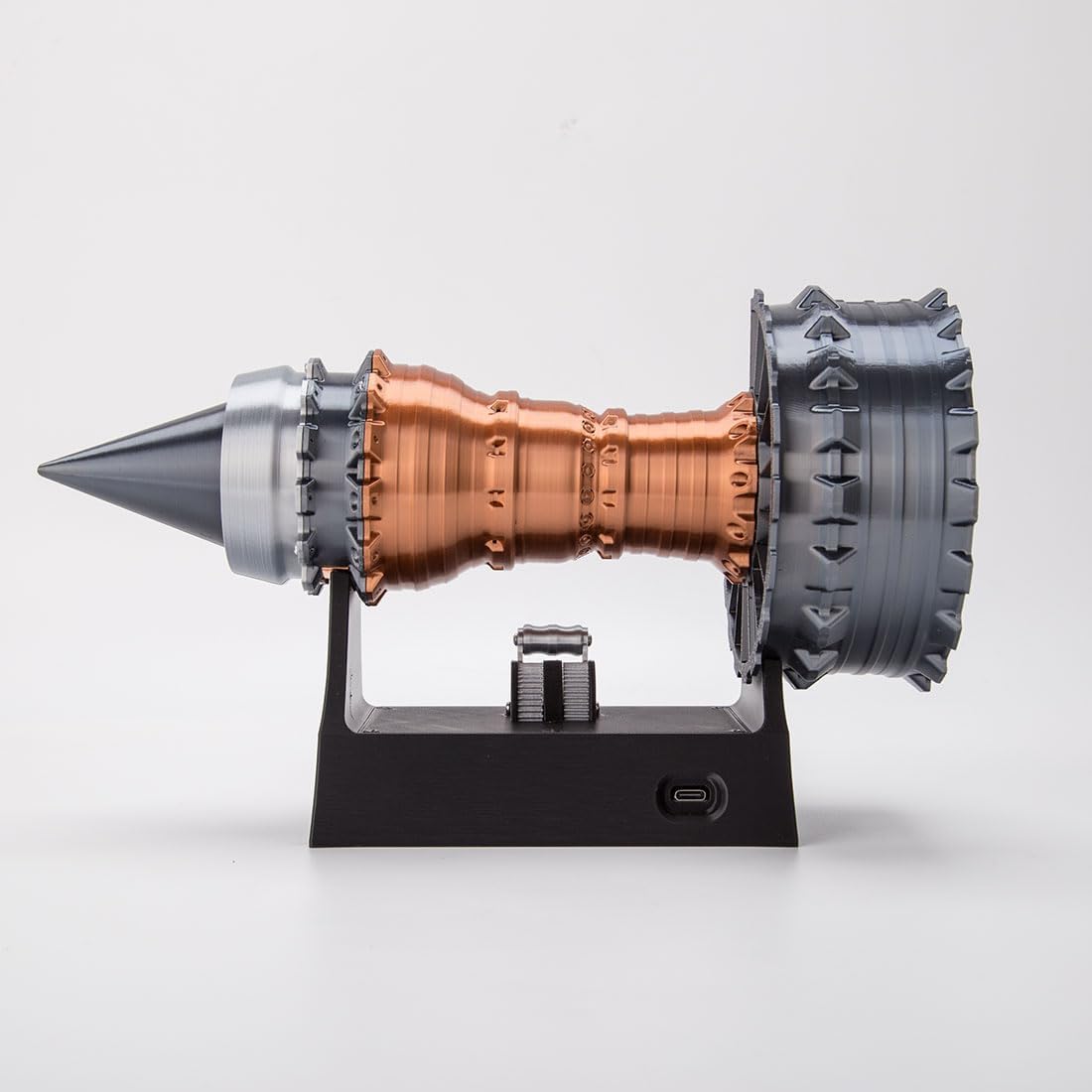 TR900 Turbofan Jet Engine Model-3D Printer Aircraft Engine Kit-1:20 Adjustable Speed Turbojet Engine Model-Mechanical Science Education Toy-Aviation Enthusiast Gift