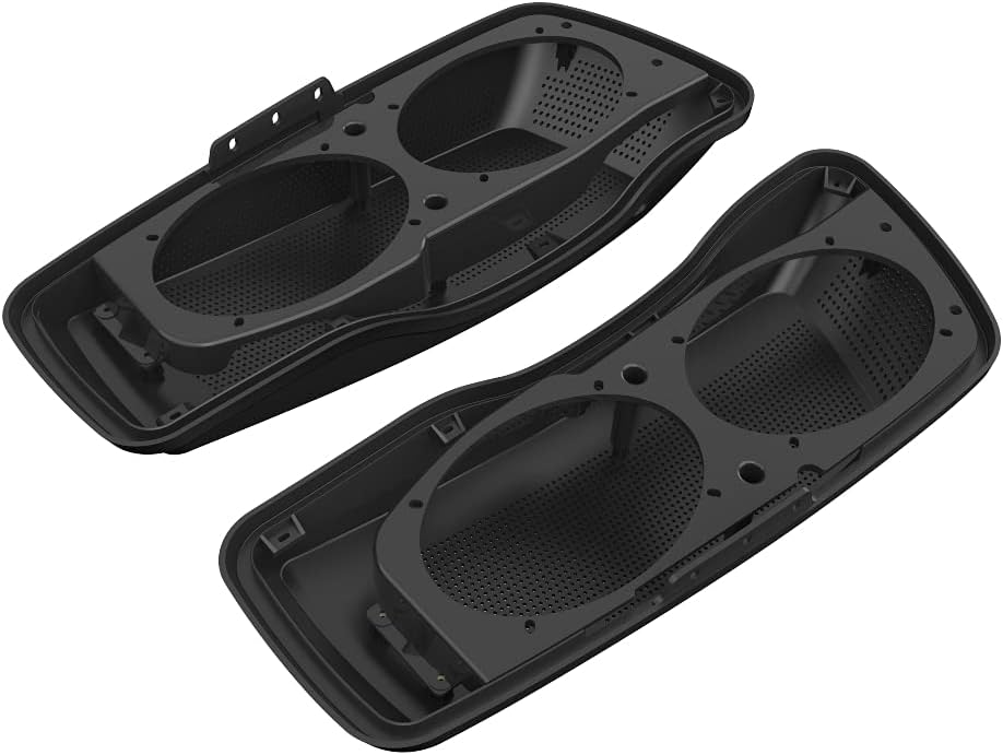 Advanblack Saddlebag Dual 6x9 Speaker lids, Audio Covers Fit for H-D Touring, Road Glide, Street Glide Special, Road King, 2014 2015 2016 2017 2018 2019 2020 2021 2022 2023