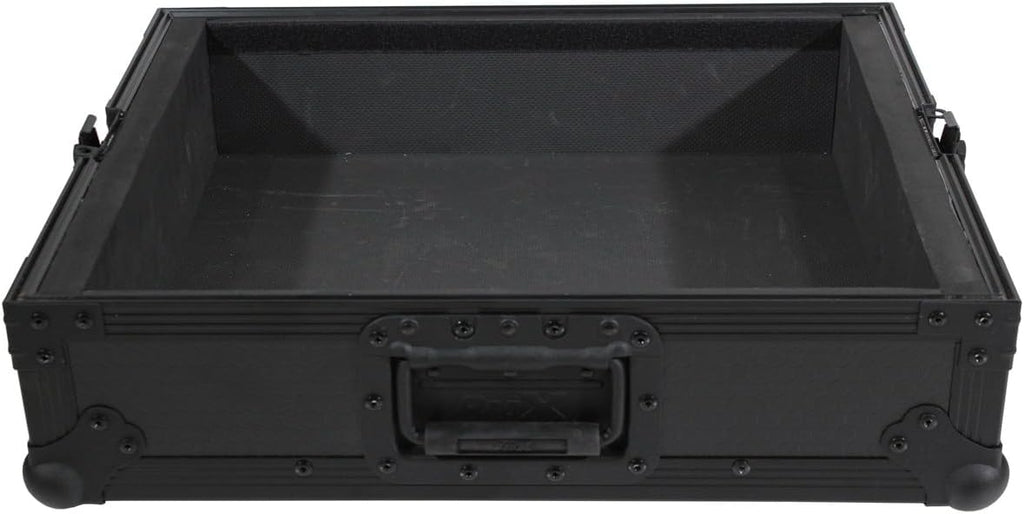 ProX T-TTBL Turntable Travel Case, Pro Audio Foam Kit, Universal Style, Black on Black