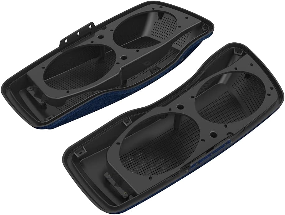 Advanblack Saddlebag Dual 6x9 Speaker lids, Audio Covers Fit for H-D Touring, Road Glide, Street Glide Special, Road King, 2014 2015 2016 2017 2018 2019 2020 2021 2022 2023