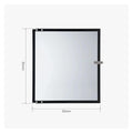 Compatible for Bambu Lab 3D Printer Front Glass Door [X1/P1 Series Universal]