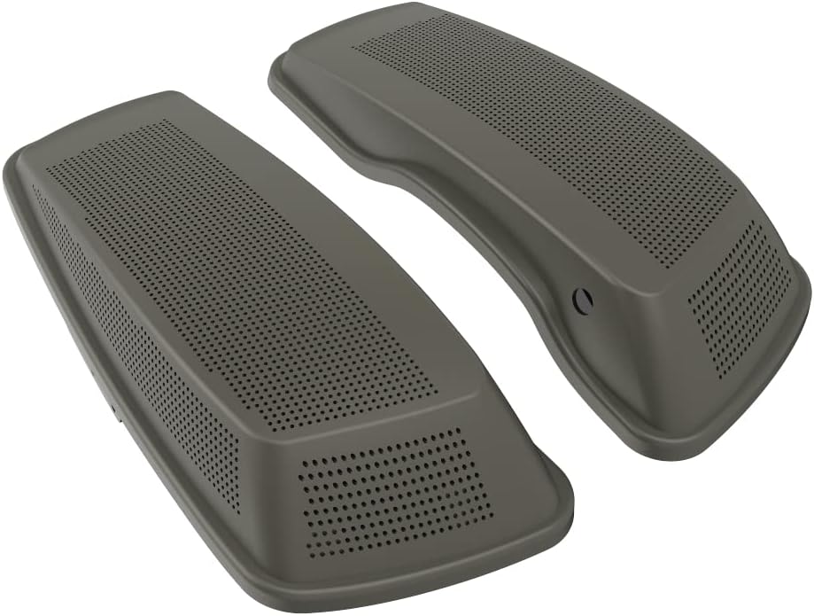 Advanblack Saddlebag Dual 6x9 Speaker lids, Audio Covers Fit for H-D Touring, Road Glide, Street Glide Special, Road King, 2014 2015 2016 2017 2018 2019 2020 2021 2022 2023