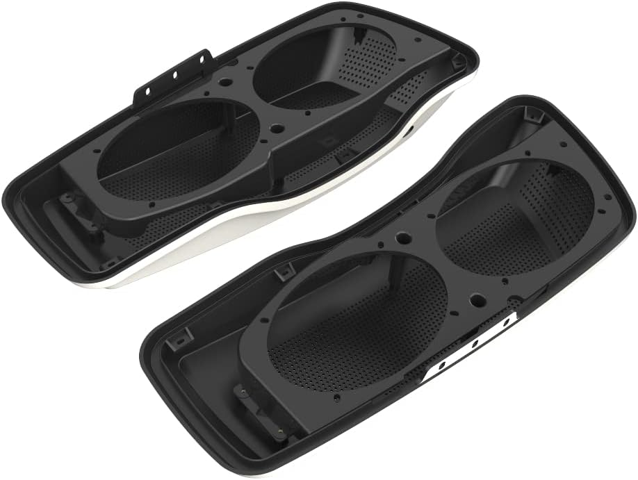 Advanblack Saddlebag Dual 6x9 Speaker lids, Audio Covers Fit for H-D Touring, Road Glide, Street Glide Special, Road King, 2014 2015 2016 2017 2018 2019 2020 2021 2022 2023
