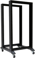 Open Rack 20U 4 Post Open Frame 19-Inch Data Network Desktop Server/Audio Rack