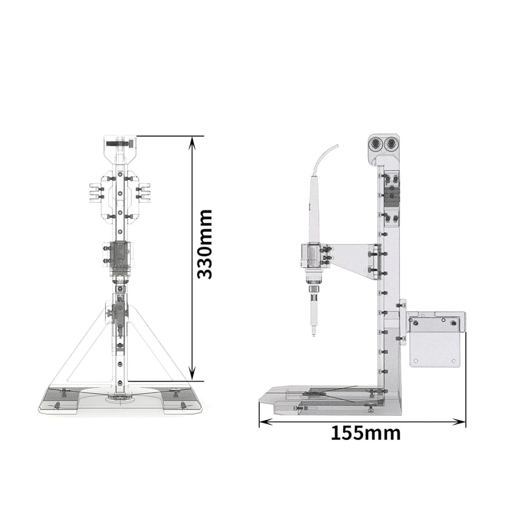 Heat Set Insert Press Tool Stealth Press Kit Soldering Iron Tip Thread Insert Nut Embedded Kit M2 M3 M6 M8 for 3D Printing Parts(No Soldering Iron)